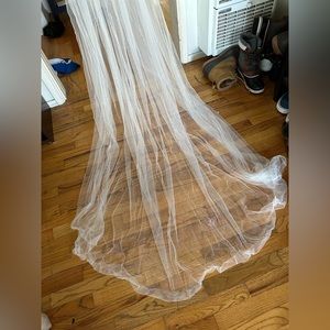 Beautiful white veil